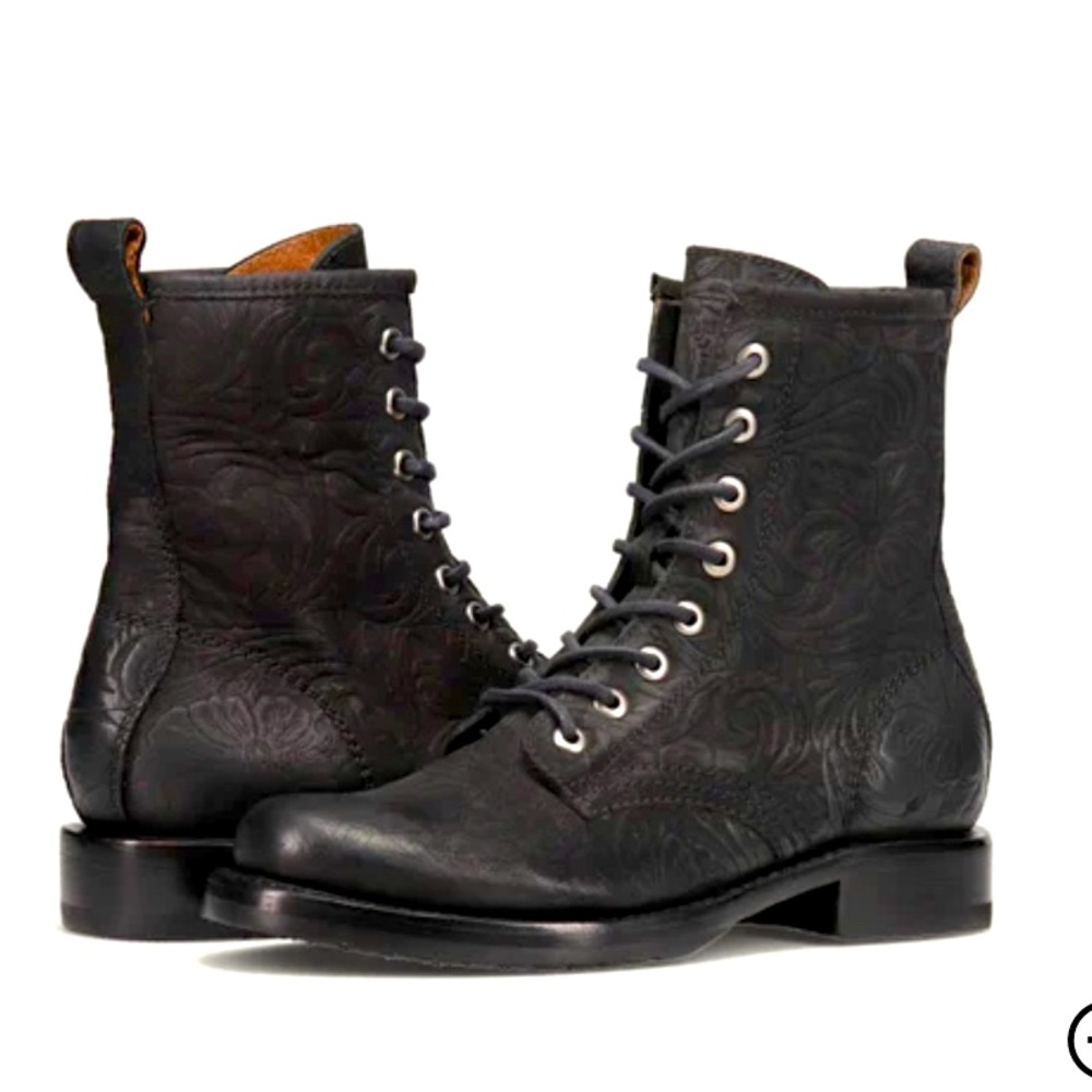 Frye Combat Boots- Veronica